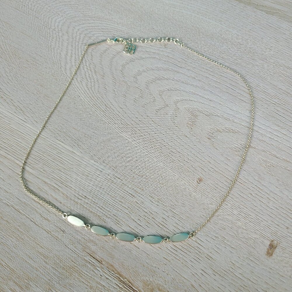 Kendra Scott Fern Collar Necklace in Gold/Silver